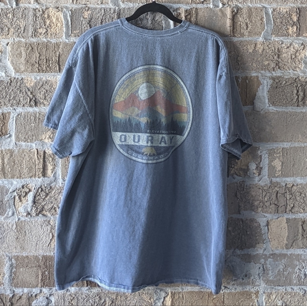 Blue 84 Ouray Colorado Garment Dyed Short Sleeve T-Shirt XXL
